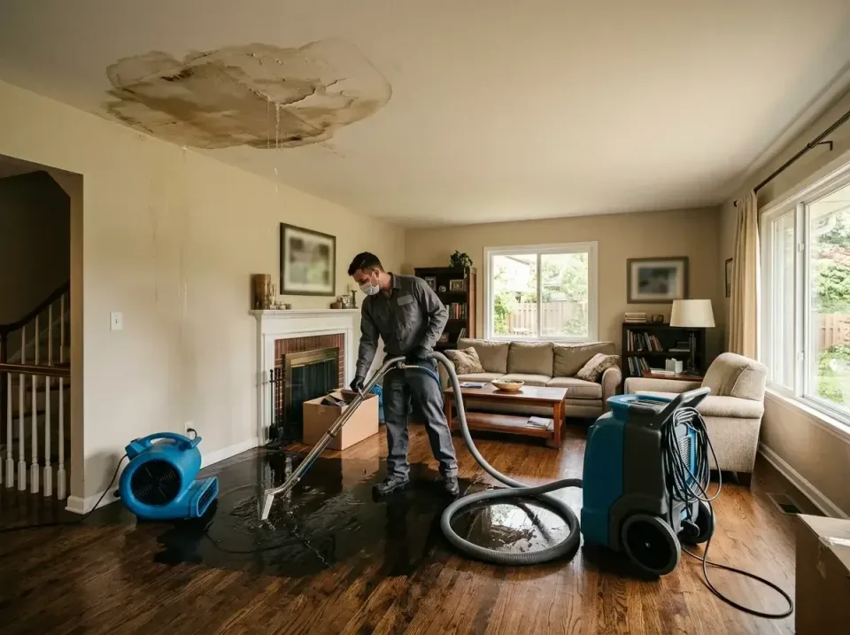 attic-pipe-burst-ceiling-drip-008 — frequently asked questions, Water Damage Restoration & Carpet Care in Steubenville, OH